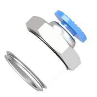 4mm - R 3/8 male connector push to connect fitting