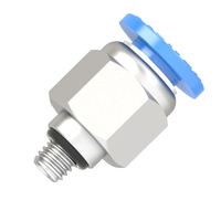 6mm m5 x 0.8 male connector push to connect fitting