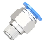 1/2 Inch Tube - 1/4 NPT male connector push to connect fitting