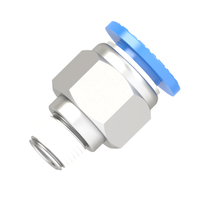 10mm - R 1/8 male connector push to connect fitting