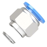 15mm - R 3/8 male connector push to connect fitting