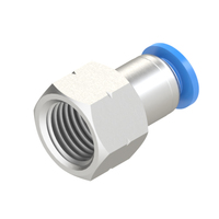 6mm - 1/4 NPT female connector push to connect fitting
