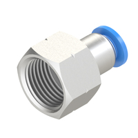 6mm - 3/8 NPT female connector push to connect fitting