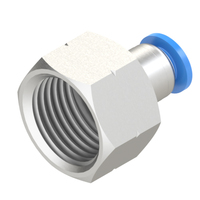 6mm - 1/2 NPT female connector push to connect fitting