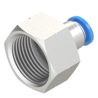 8mm - 3/4 NPT female connector push to connect fitting