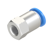 10mm - 1/8 NPT female connector push to connect fitting