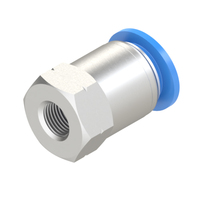12mm - 1/8 NPT female connector push to connect fitting