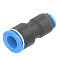 12mm - 6mm union straight reducer push to connect fitting