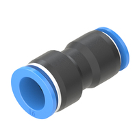 16mm - 12mm union straight reducer push to connect fitting
