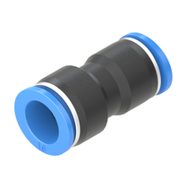 16mm - 14mm union straight reducer push to connect fitting