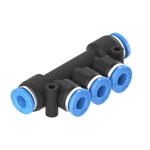 6mm Union Branch Push to Connect Fitting