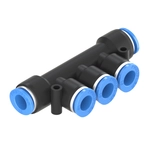 10mm Union Branch Push to Connect Fitting