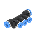 6mm - 4mm Union Branch Reducer Push to Connect Fitting