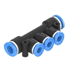 8mm - 6mm Union Branch Reducer Push to Connect Fitting