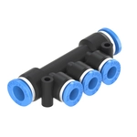 5/16 to 1/4 Inch Tube Union Branch Reducer Push to Connect Fitting