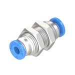4mm Bulkhead Union Push to Connect Fitting