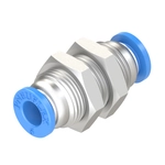 6mm Bulkhead Union Push to Connect Fitting