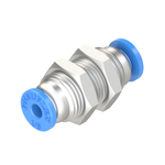 1/8 Inch Tube Bulkhead Union Push to Connect Fitting