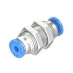 1/8 Inch Tube Bulkhead Union Push to Connect Fitting