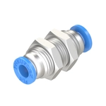 3/16 Inch Tube Bulkhead Union Push to Connect Fitting