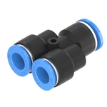 14mm - 12mm Union Y Reducer Push to Connect Fitting