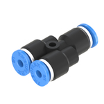 3/16 to 1/8 Inch Tube Union Y Reducer Push to Connect Fitting