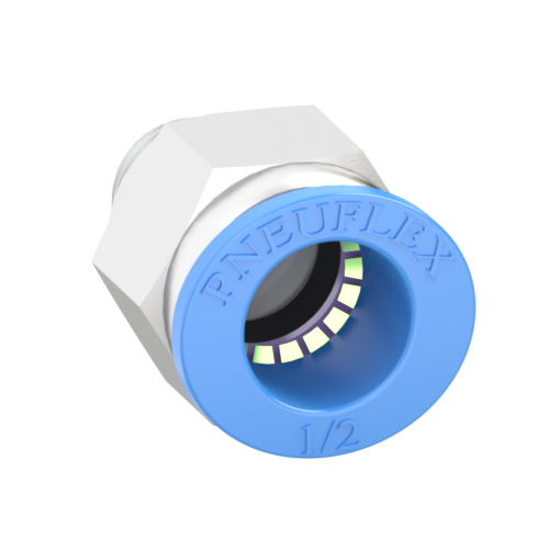 1/2 Inch Tube, G 1/4 Push to Connect Fitting Male Connector