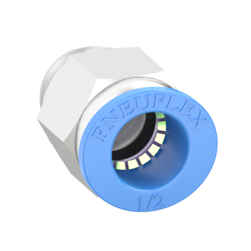 1/2 Inch Tube, G 3/8 Push to Connect Fitting Male Connector