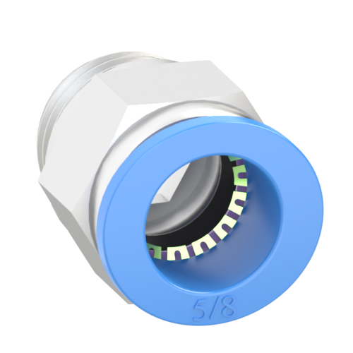 5/8 Inch Tube, G 1/2 Push to Connect Fitting Male Connector