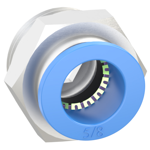 5/8 Inch Tube, G 3/4 Push to Connect Fitting Male Connector