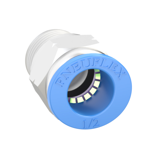 1/2 Inch Tube, 3/8 NPT Push to Connect Fitting Male Connector