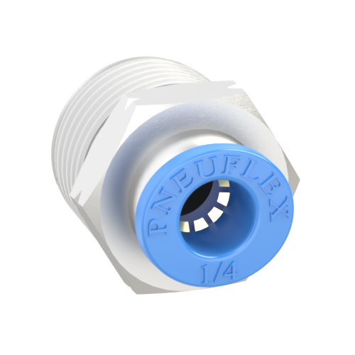 1/4 Inch Tube, 3/8 NPT Push to Connect Fitting Male Connector