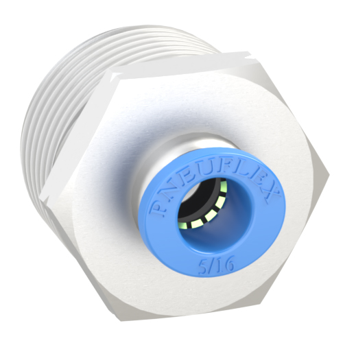 5/16 Inch Tube, 3/4 NPT Push to Connect Fitting Male Connector