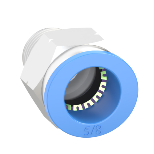 5/8 Inch Tube, 3/8 NPT Push to Connect Fitting Male Connector