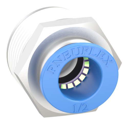1/2 Inch Tube, R 3/4 Push to Connect Fitting Male Connector