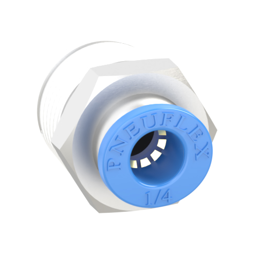 1/4 Inch Tube, R 3/8 Push to Connect Fitting Male Connector