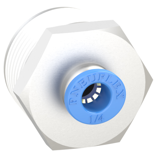 1/4 Inch Tube, R 3/4 Push to Connect Fitting Male Connector