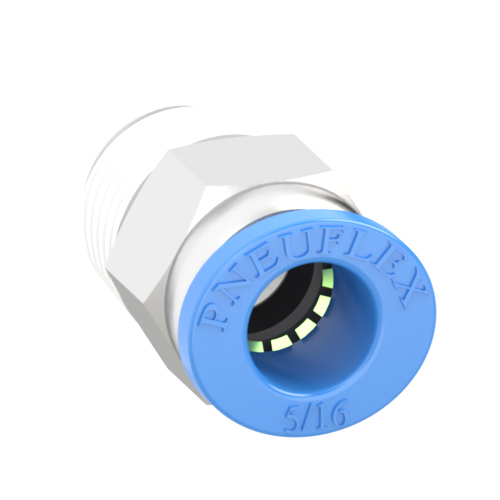 5/16 Inch Tube, R 1/4 Push to Connect Fitting Male Connector