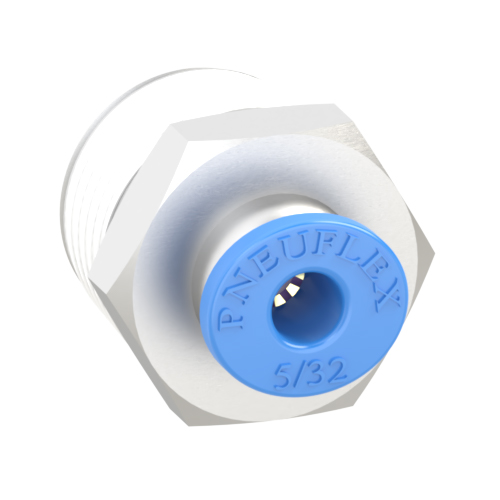 5/32 Inch Tube, R 3/8 Push to Connect Fitting Male Connector