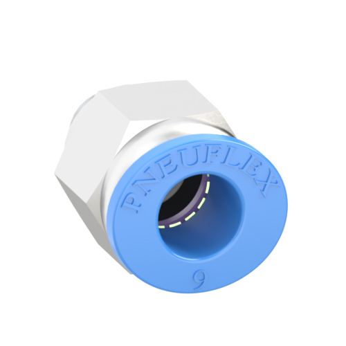 9mm Tube, G 1/8 Push to Connect Fitting Male Connector