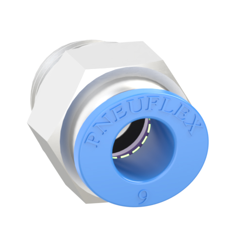 9mm Tube, G 3/8 Push to Connect Fitting Male Connector