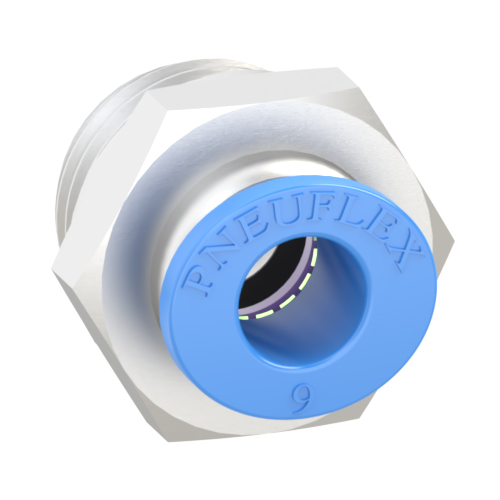 9mm Tube, G 1/2 Push to Connect Fitting Male Connector