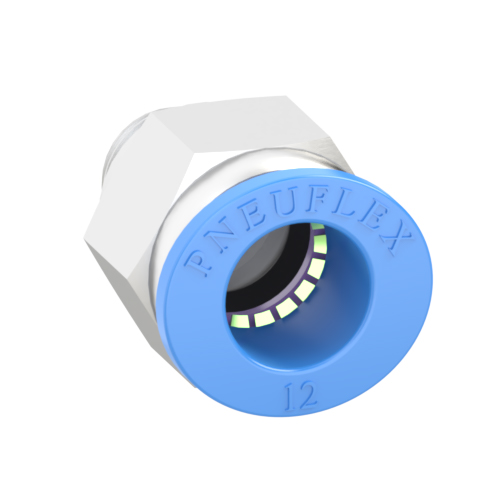 12mm Tube, G 1/4 Push to Connect Fitting Male Connector