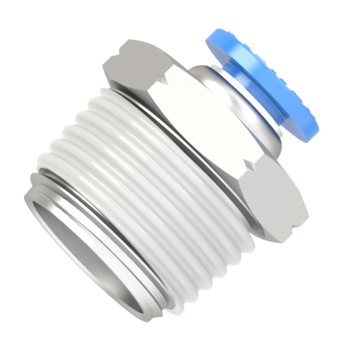 6mm - 1/2 NPT male connector push to connect fitting