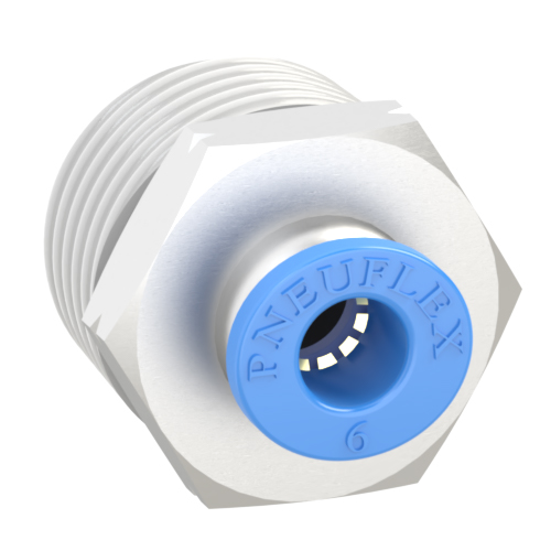 6mm Tube, 1/2 NPT Push to Connect Fitting Male Connector