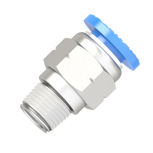 8mm - 1/8 NPT male connector push to connect fitting