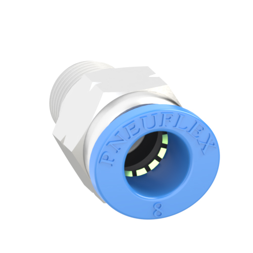 8mm Tube, 1/8 NPT Push to Connect Fitting Male Connector