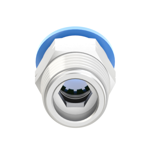 8mm - 1/4 NPT male connector push to connect fitting