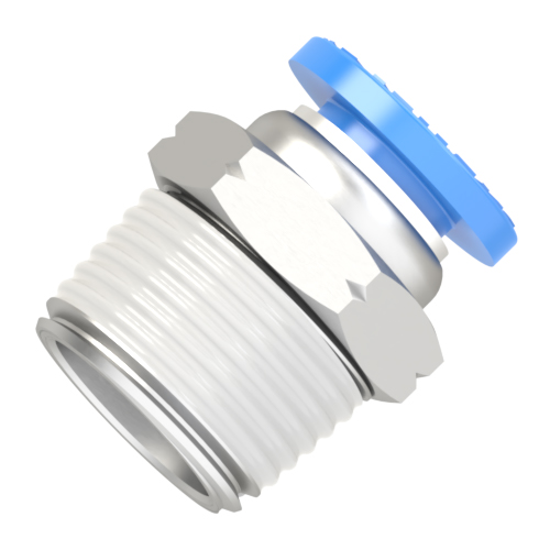 8mm - 3/8 NPT male connector push to connect fitting