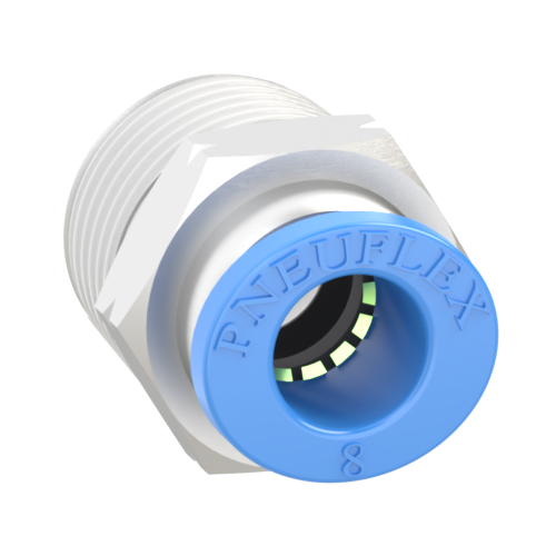 8mm Tube, 3/8 NPT Push to Connect Fitting Male Connector